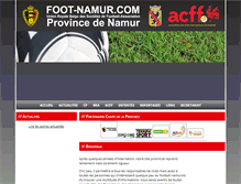 Tablet Screenshot of foot-namur.com